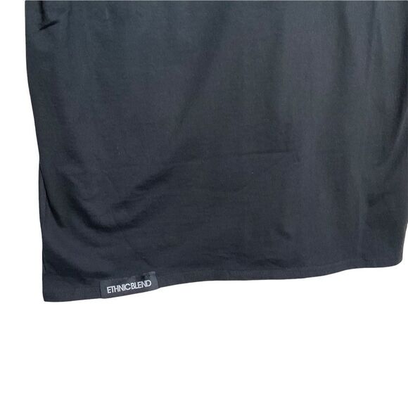 ETHNIC Blend Culture Men's Black Short Sleeve T-shirt NWT Size L - Picture 3 of 7